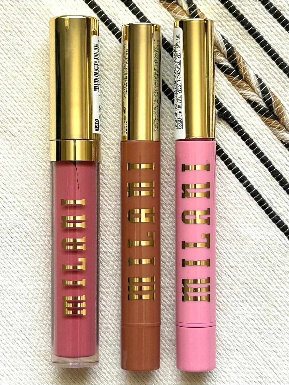 NEW Milani Lip Bundle Stay Put The Moment + Keep It Full Honey & Ballet